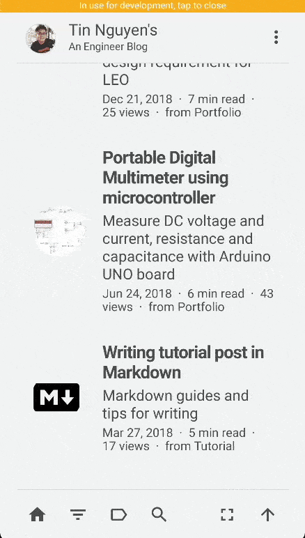 Add this blog as an App on Android