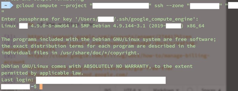 Successfully established SSH connection to my Debian VM instance. Now it’s your turn !! step5
